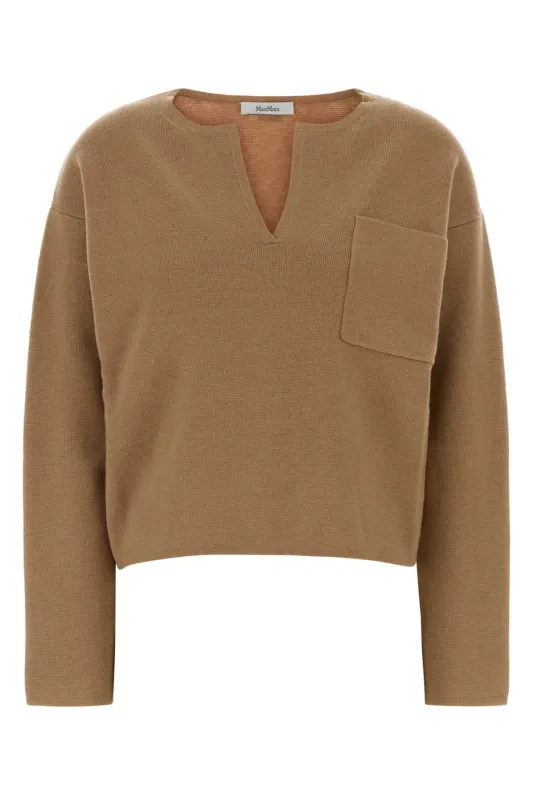 CAMEL WOOL BLEND ZIBELLO SWEATER sold by Lord & Taylor