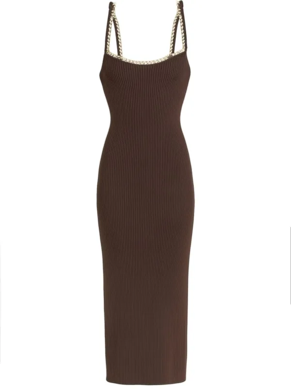 MIDI DRESS WITH CHAIN sold by Lord & Taylor