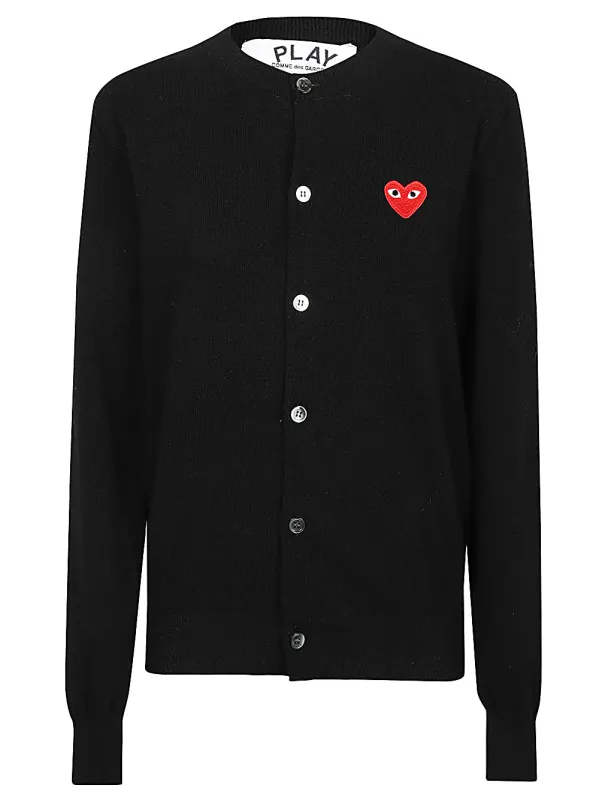 WOOL CARDIGAN made by Comme des Garcons PLAY