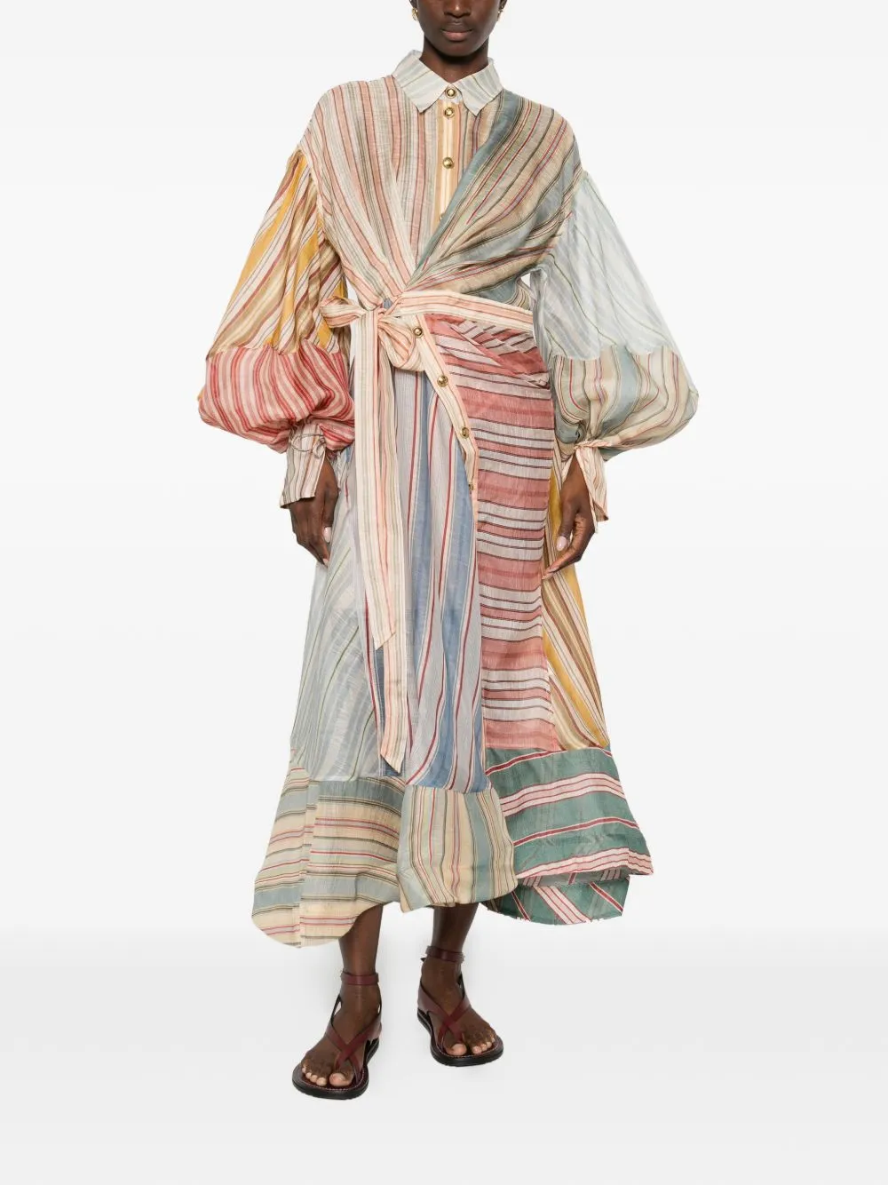 REBELLION LINEN AND SILK DRESS sold by Lord & Taylor product image thumbnail 3