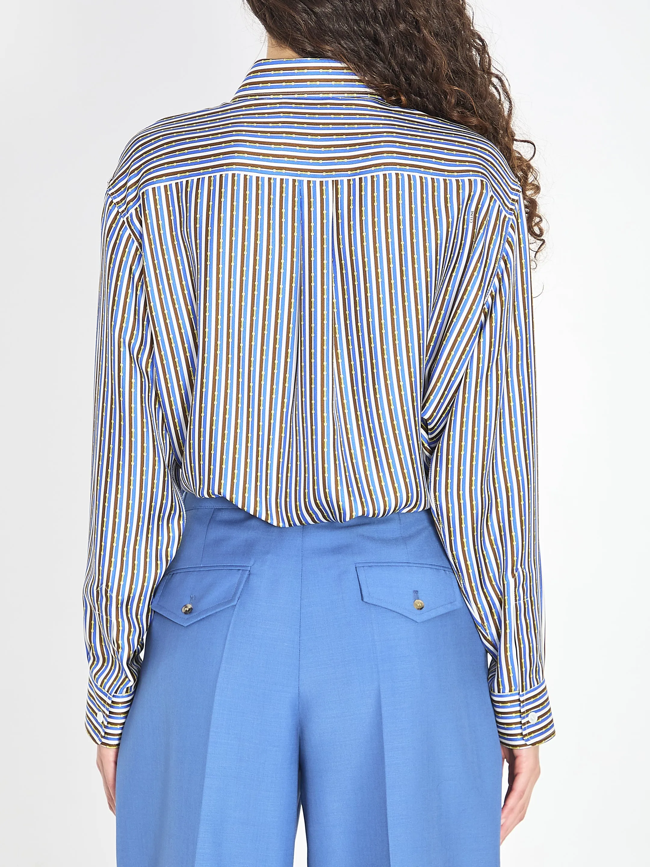 OVERSIZED STRIPED SHIRT sold by Lord & Taylor product image thumbnail 4