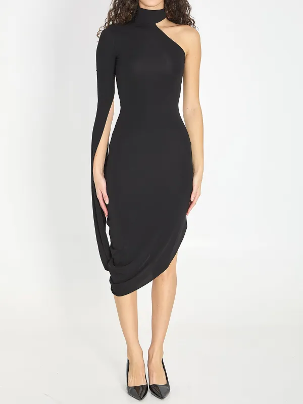 DRAPED MIDI DRESS sold by Lord & Taylor
