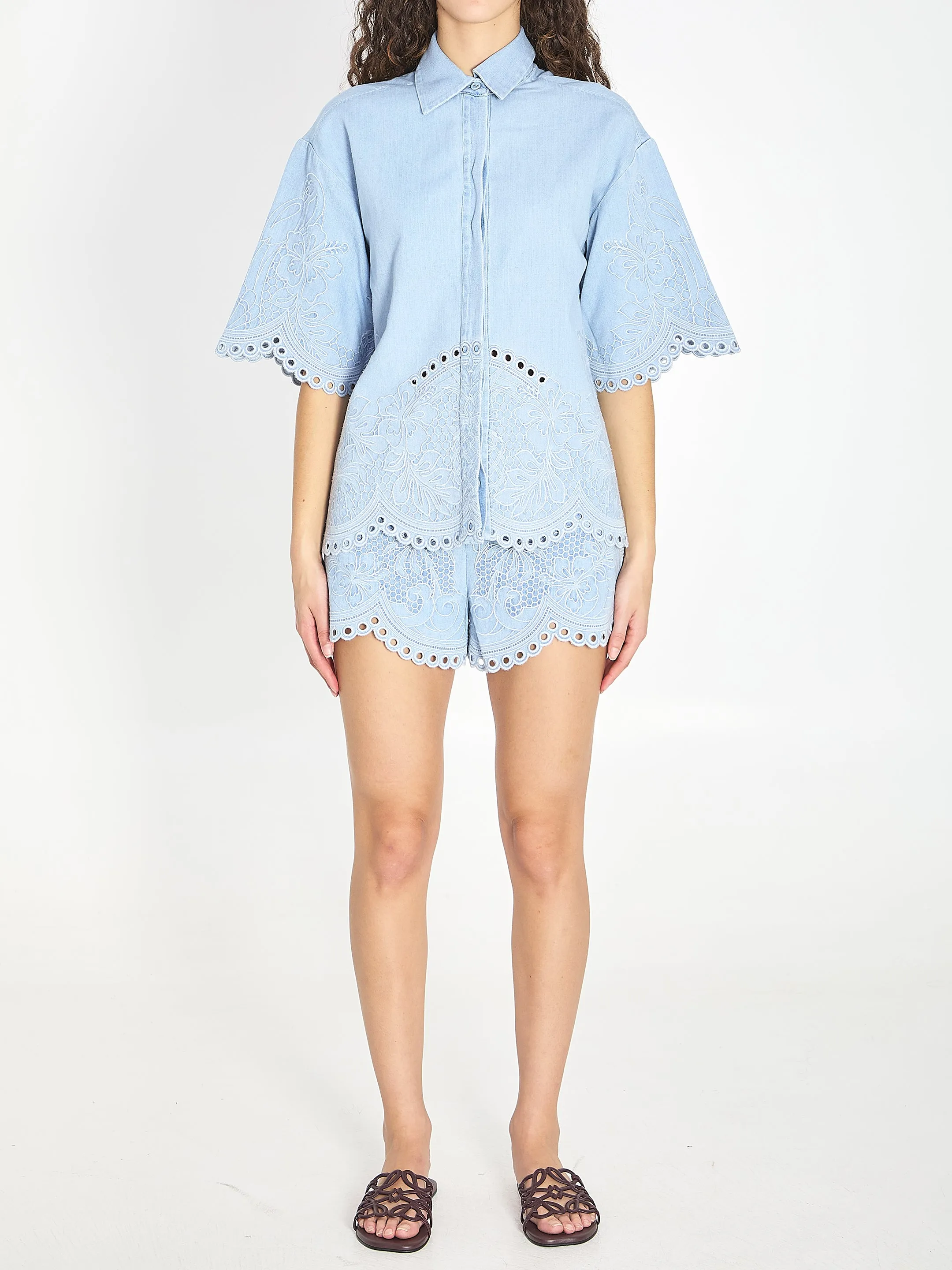DAYLIGHT DENIM SHIRT sold by Lord & Taylor product image thumbnail 5