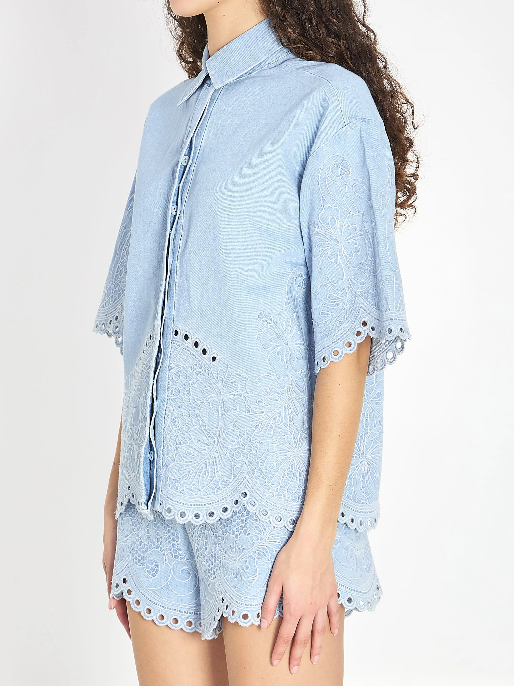DAYLIGHT DENIM SHIRT sold by Lord & Taylor product image thumbnail 2