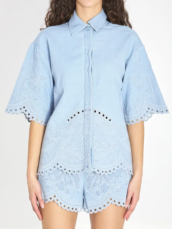 DAYLIGHT DENIM SHIRT sold by Lord & Taylor