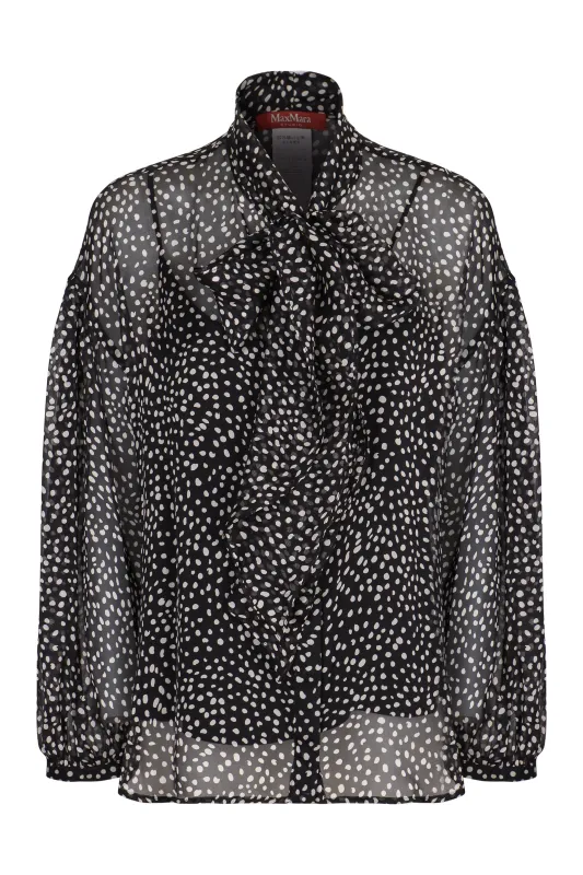 SILK BLOUSE WITH POLKA DOTS sold by Lord & Taylor