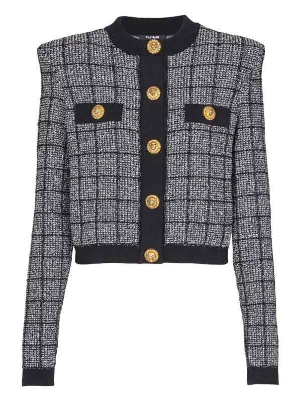 TWEED CARDIGAN made by Balmain