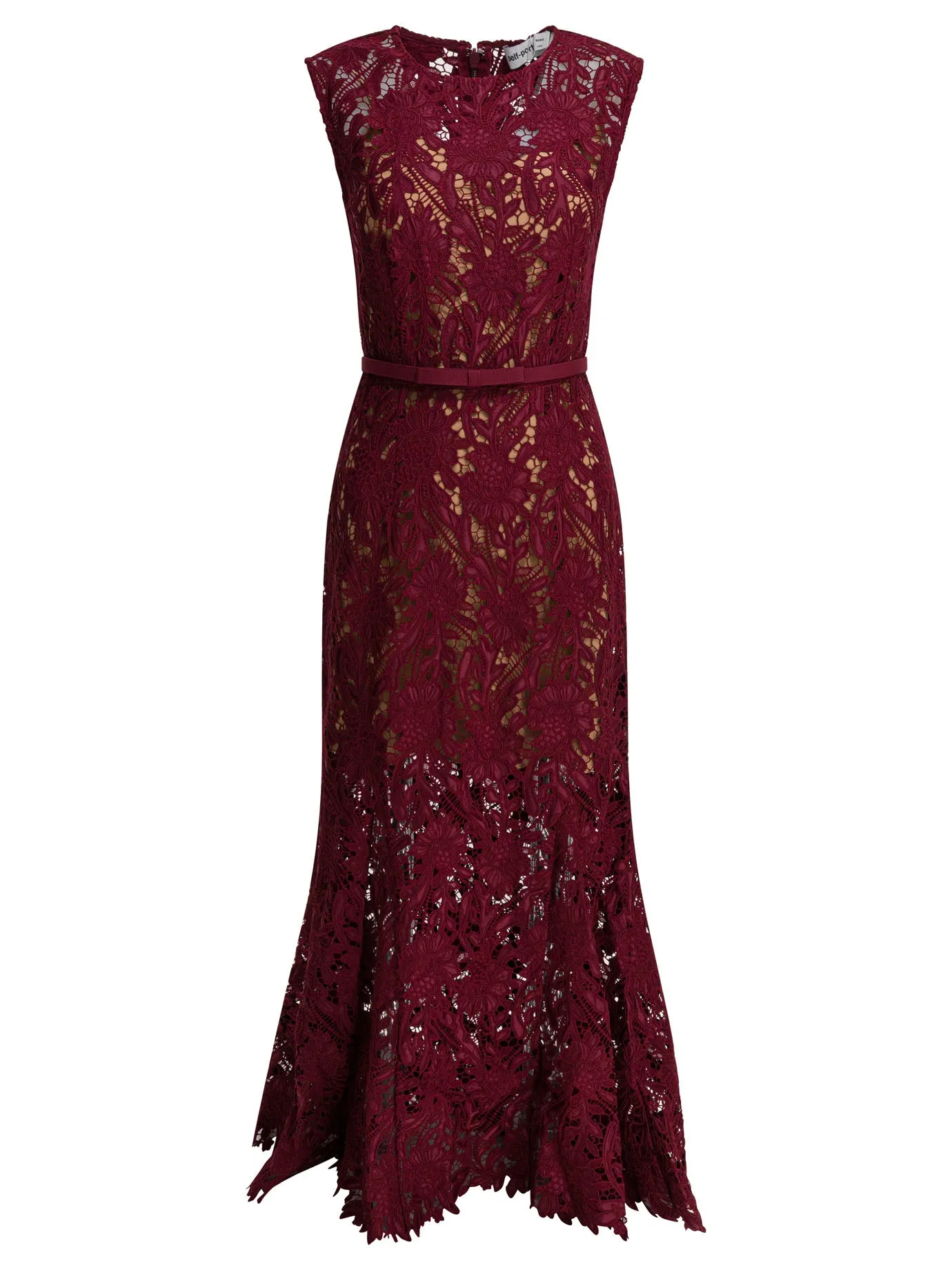 Lace sheath midi dress sold by Lord & Taylor
