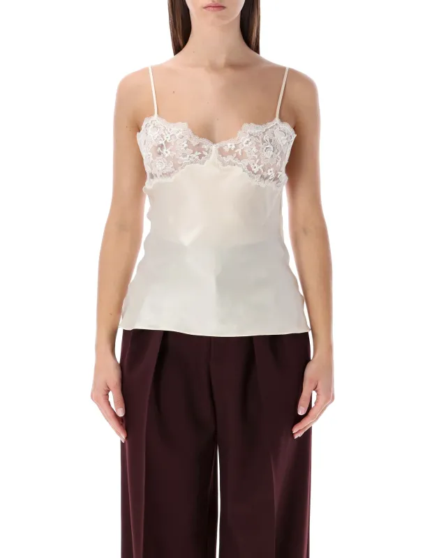 CREAM SILK TANK TOP sold by Lord & Taylor