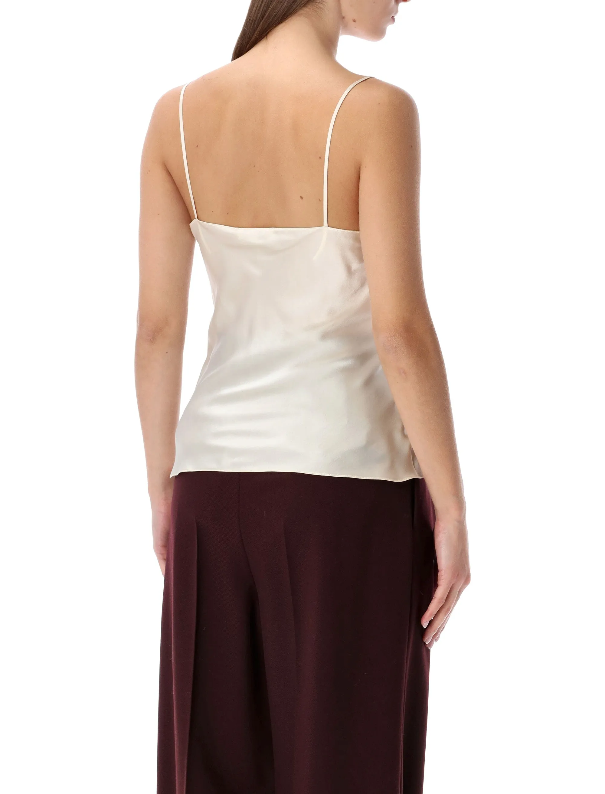 CREAM SILK TANK TOP sold by Lord & Taylor product image thumbnail 2