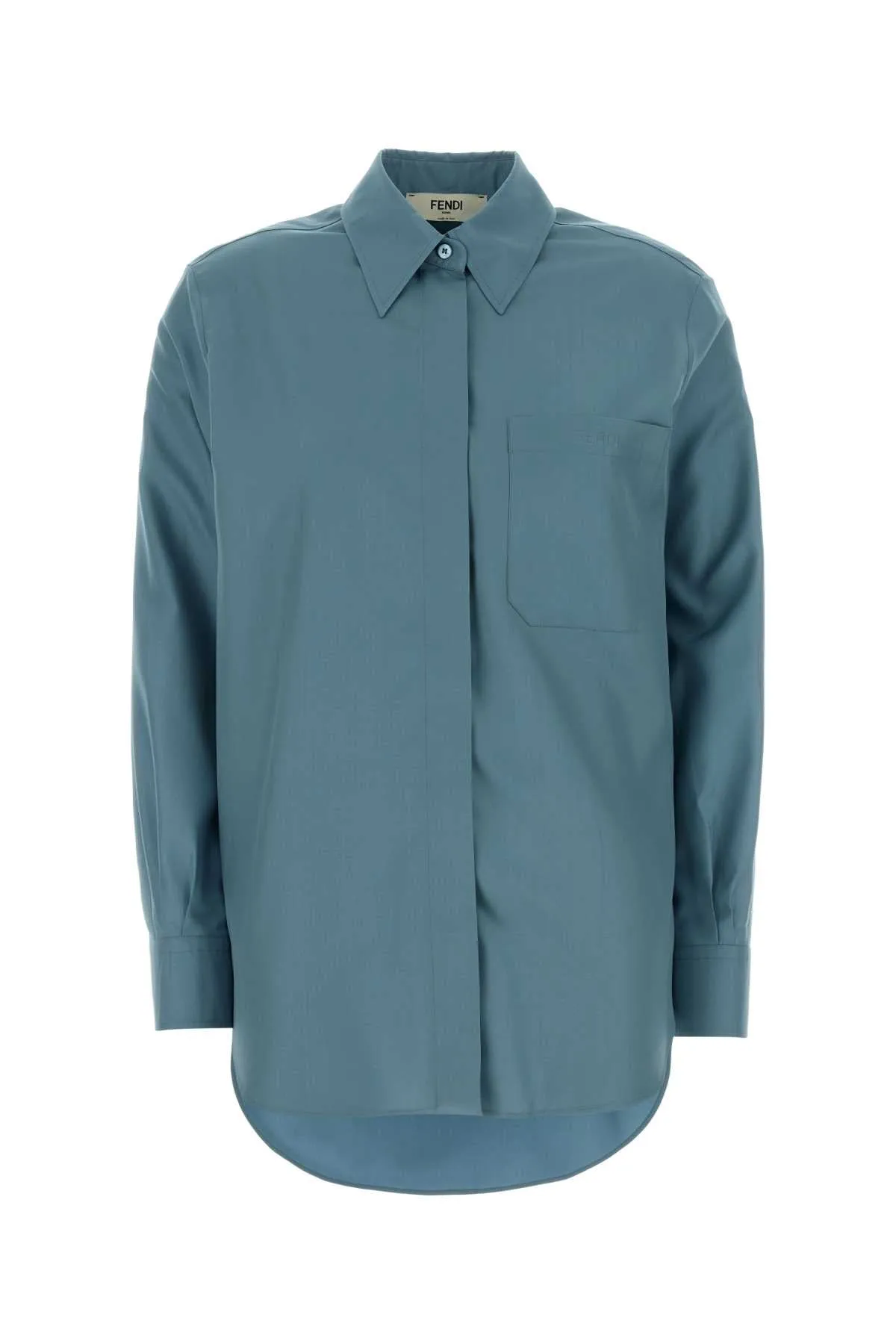 AIR FORCE BLUE SILK SHIRT sold by Lord & Taylor