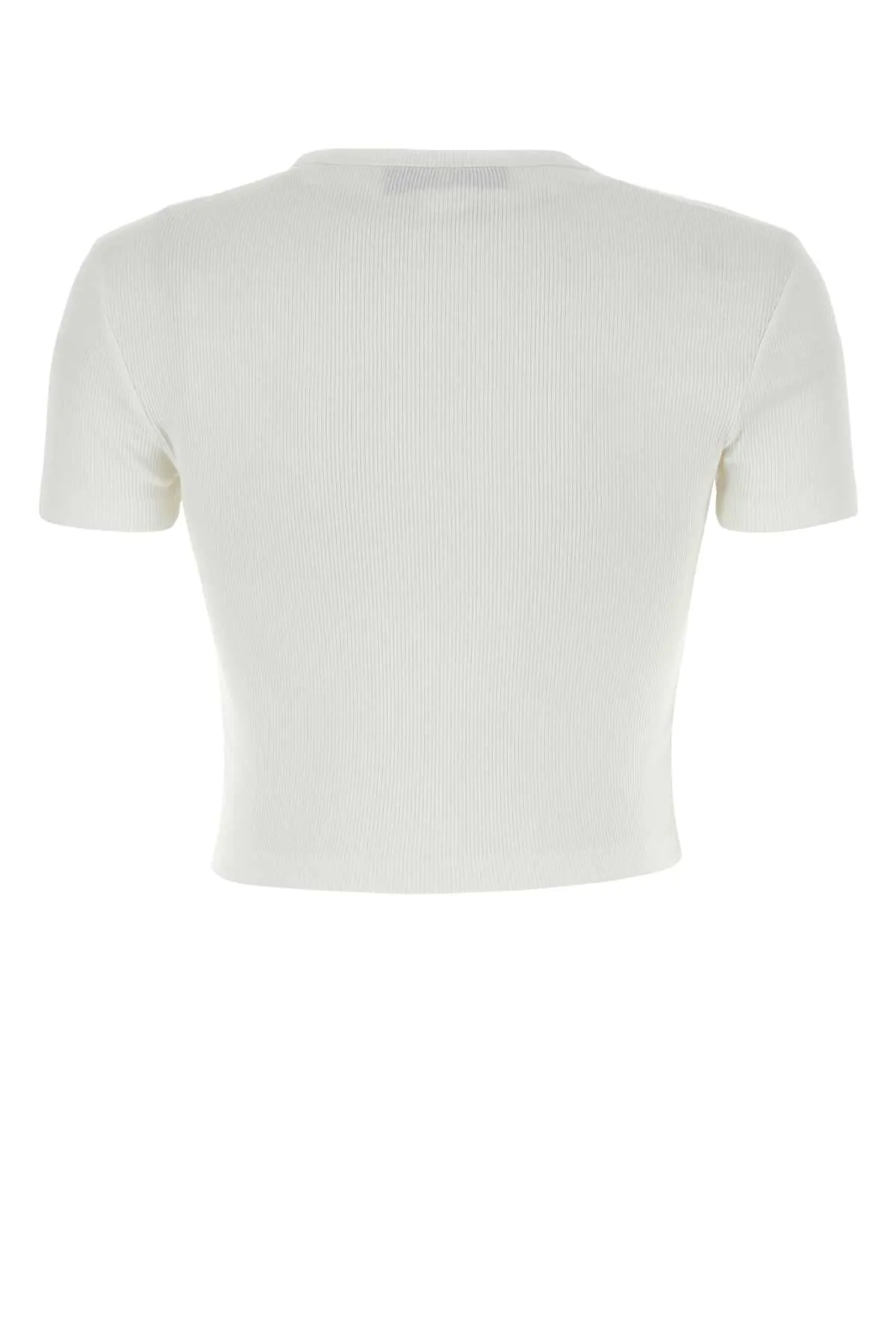 WHITE STRETCH COTTON T-SHIRT sold by Lord & Taylor product image thumbnail 2