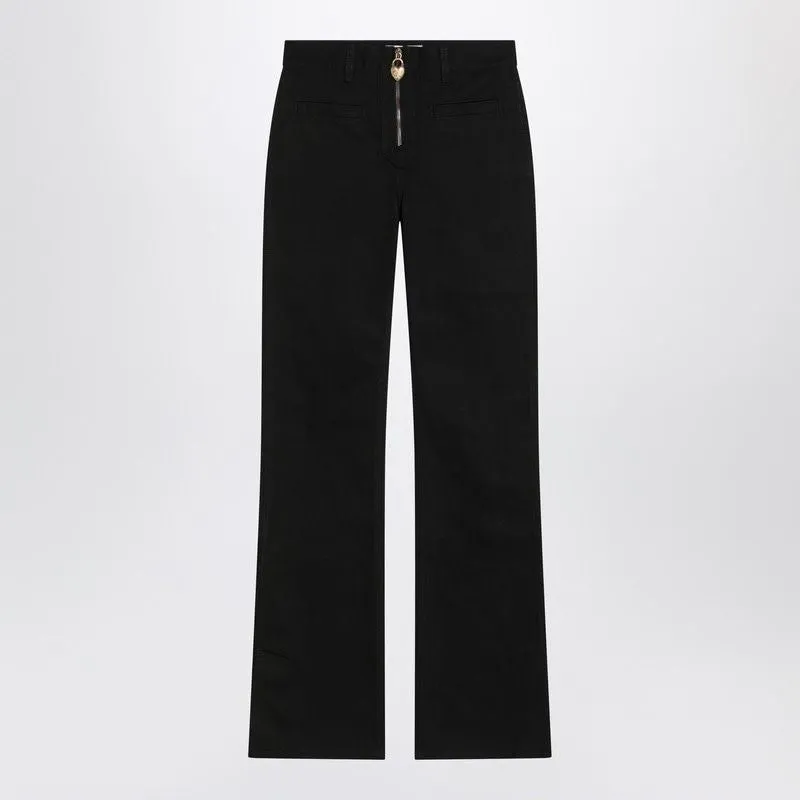 BLACK COTTON SLIM JEANS made by Chloe
