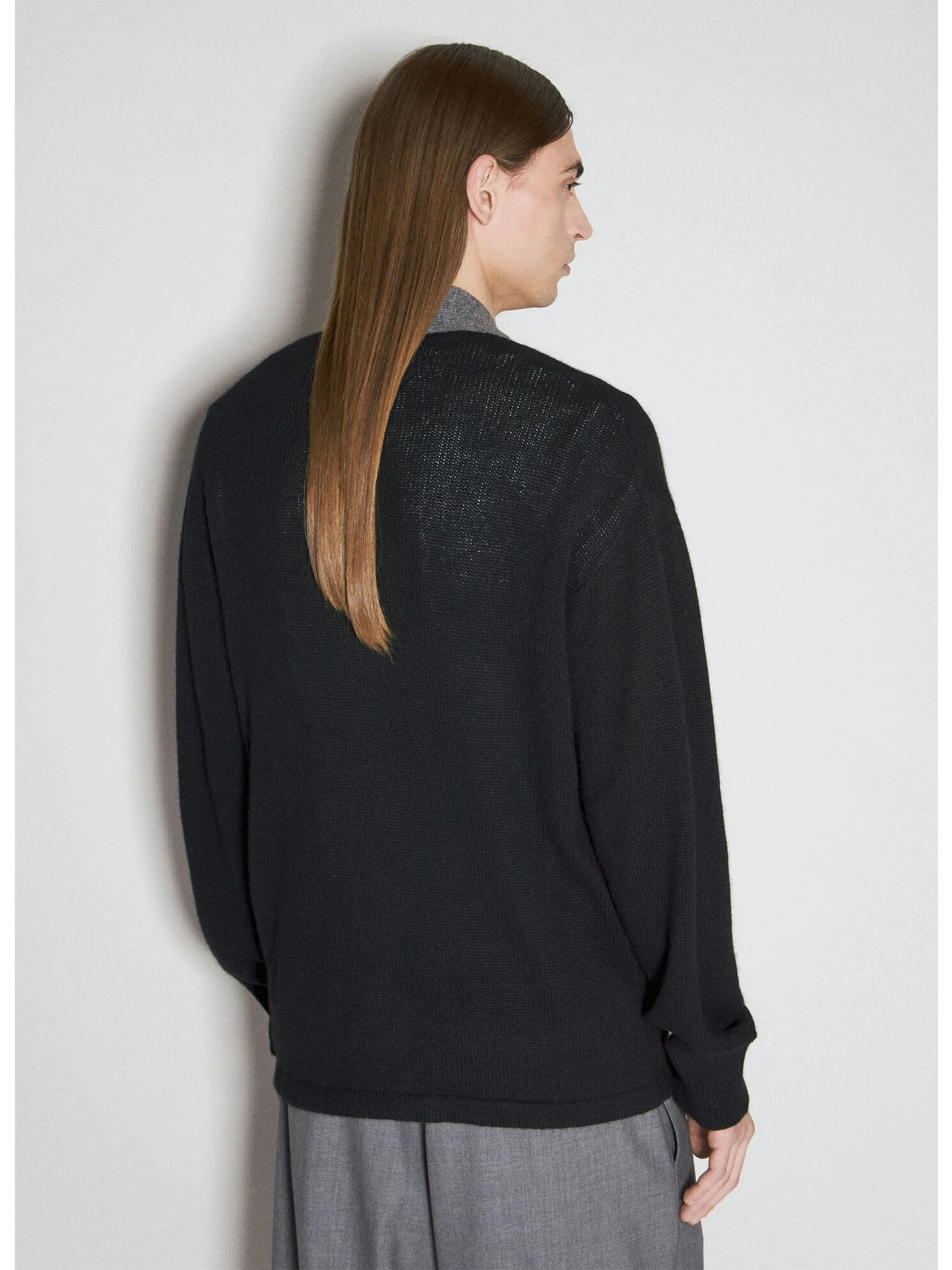BLACK CASHMERE CARDIGAN sold by Lord & Taylor product image thumbnail 2
