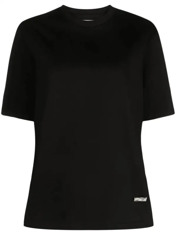BLACK COTTON T-SHIRT made by Lord & Taylor
