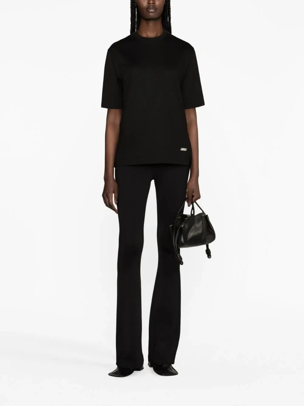 BLACK COTTON T-SHIRT sold by Lord & Taylor product image thumbnail 2