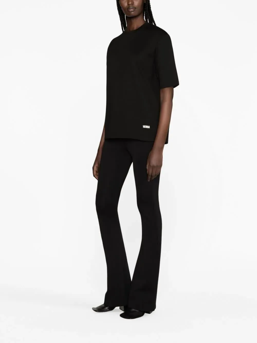 BLACK COTTON T-SHIRT sold by Lord & Taylor product image thumbnail 3