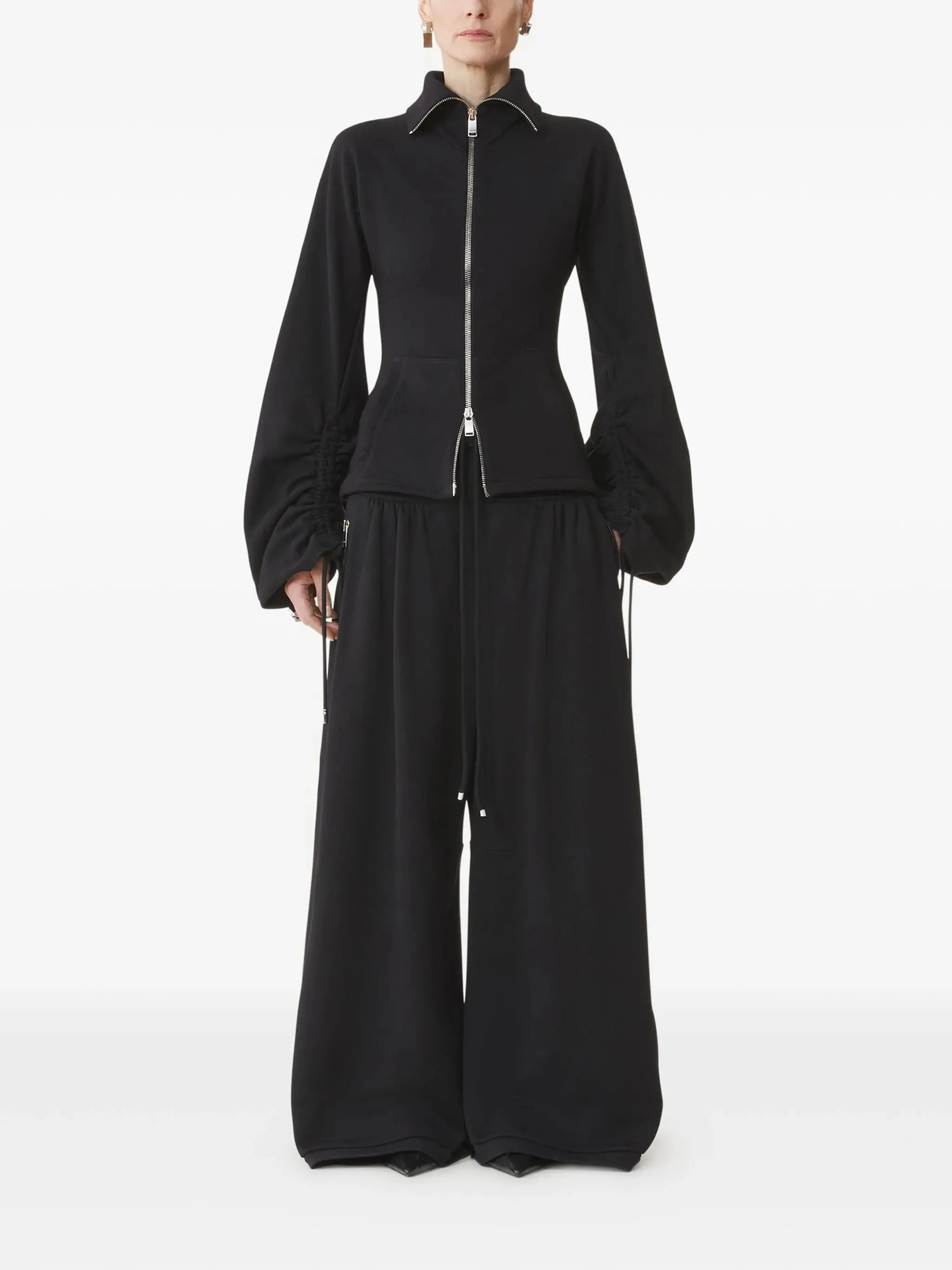 BLACK COTTON FULL ZIP JACKET sold by Lord & Taylor product image thumbnail 2