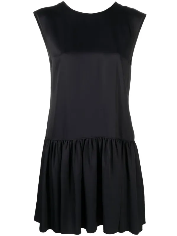 BLACK VISCOSE MINI DRESS sold by Lord & Taylor