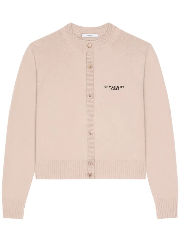 NUDE WOOL CARDIGAN made by Givenchy