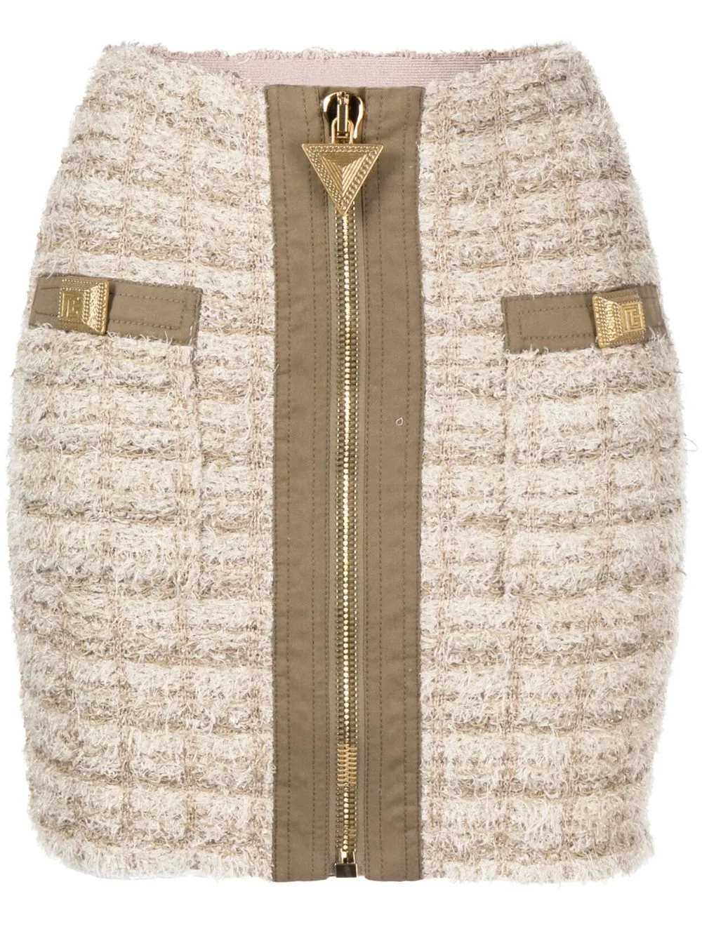 NUDE VISCOSE MINI SKIRT sold by Lord & Taylor