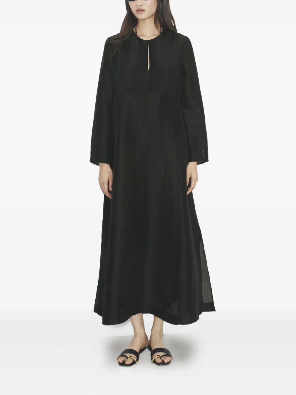 LINEN AND SILK LONG KAFTAN sold by Lord & Taylor