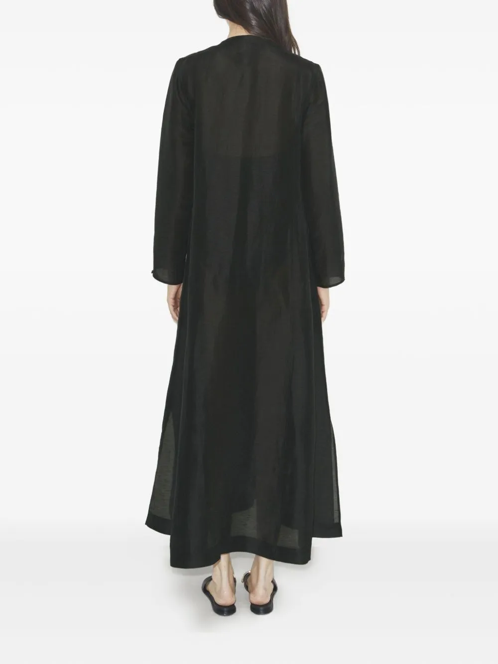 LINEN AND SILK LONG KAFTAN sold by Lord & Taylor product image thumbnail 2