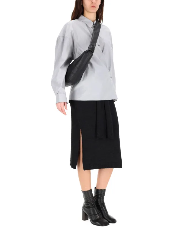 STRAIGHT TWISTED COLLAR SHIRT made by Lemaire