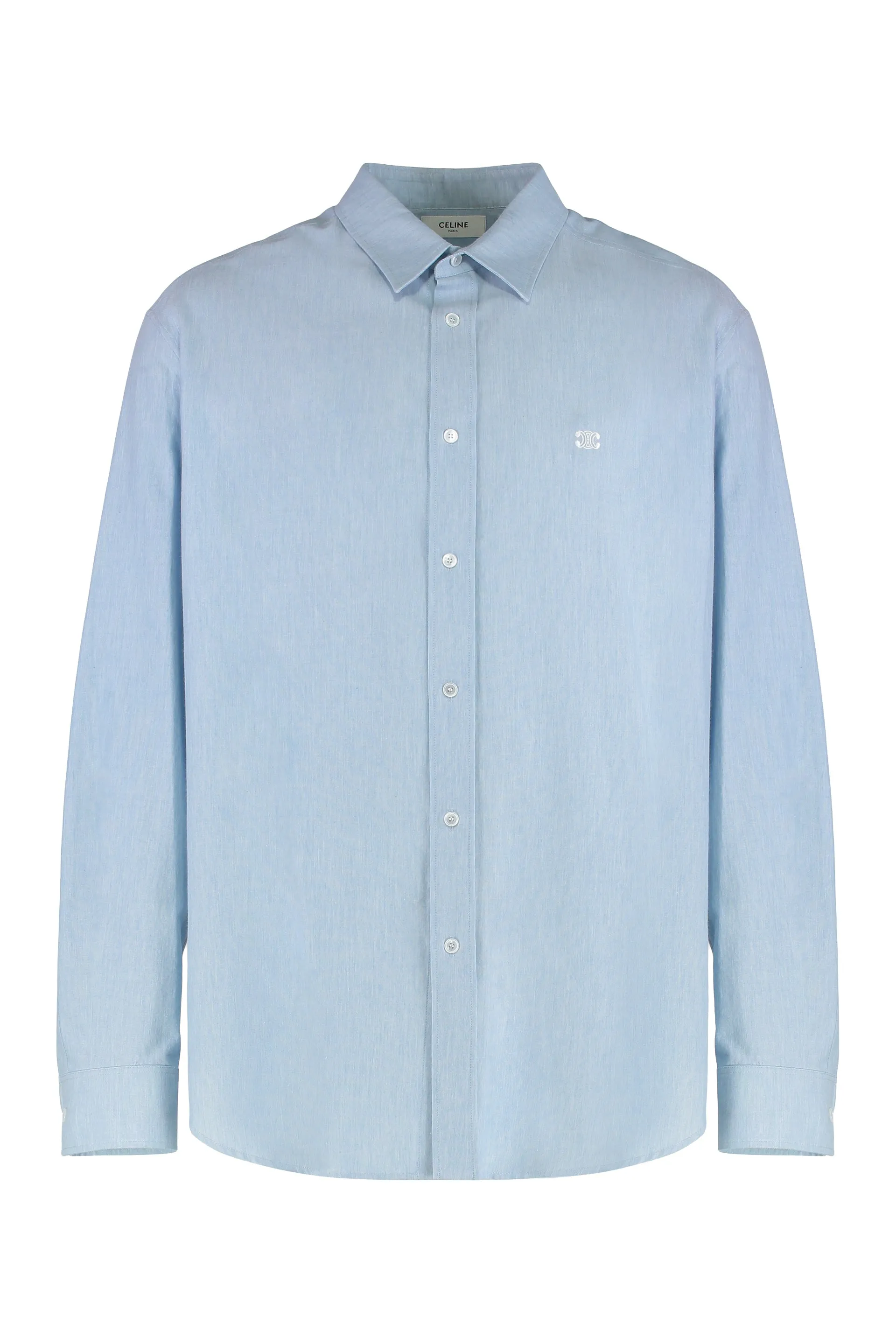 LOOSE COTTON CHAMBRAY SHIRT sold by Lord & Taylor