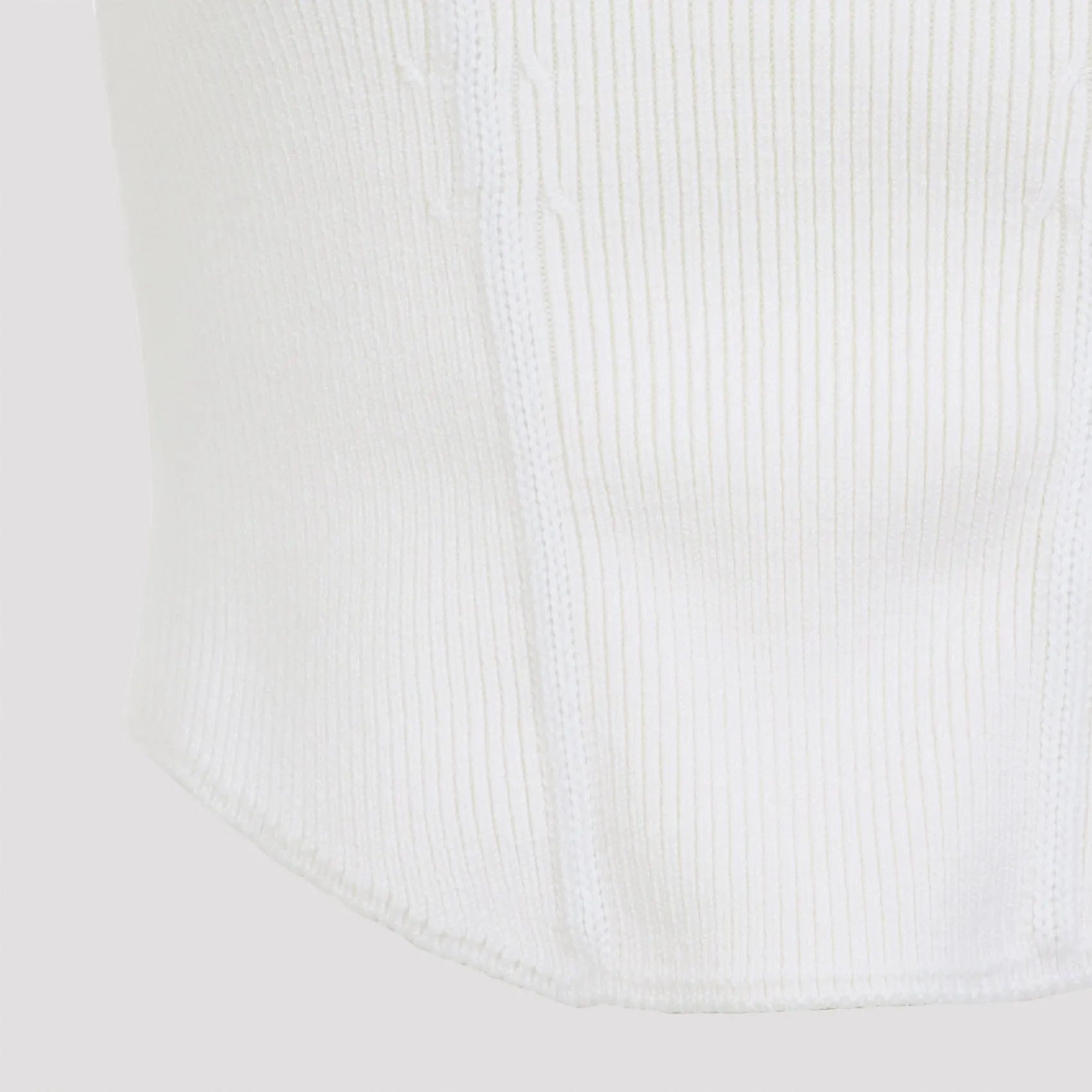 WHITE CORSET WOOL TOP sold by Lord & Taylor product image thumbnail 5