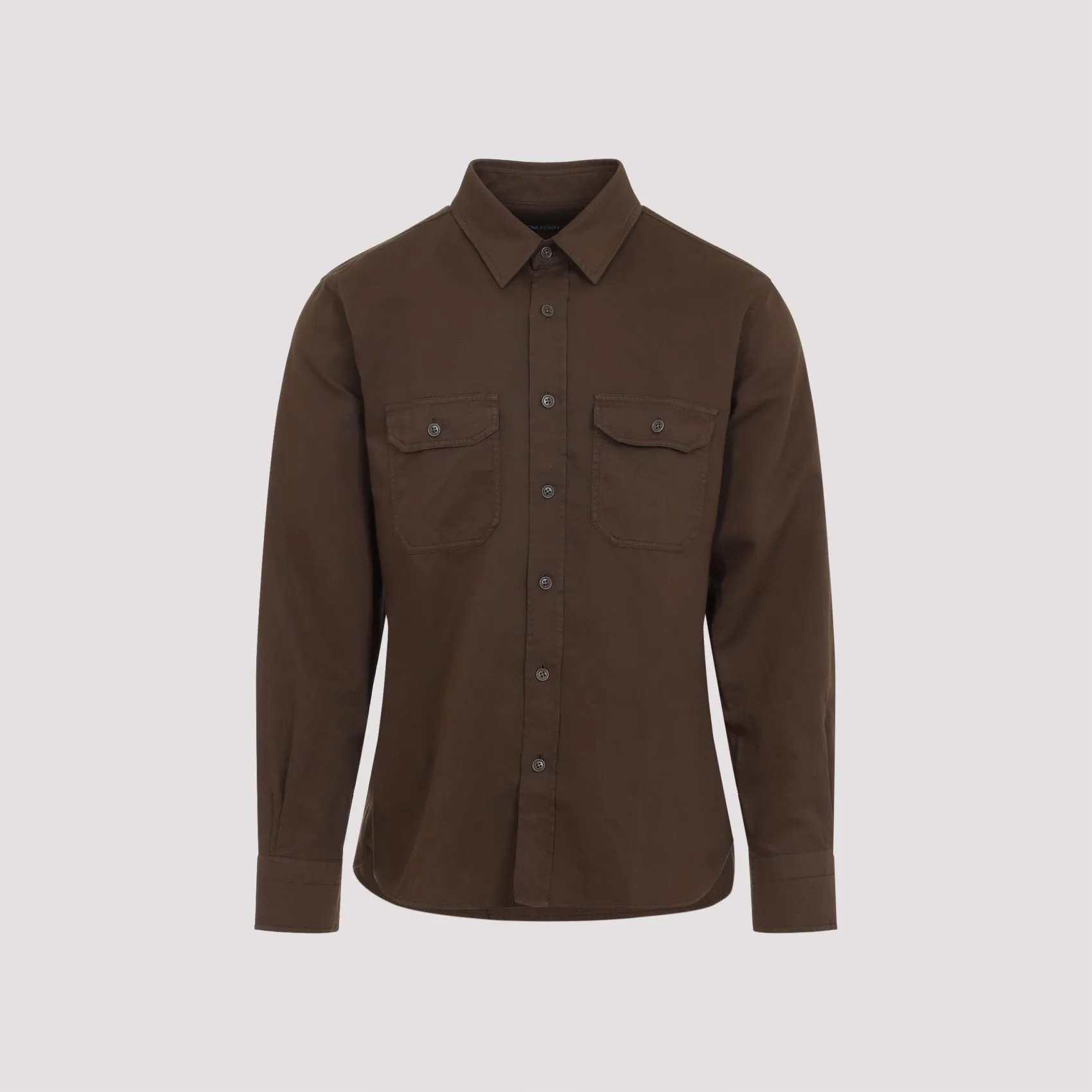 GREEN MILITARY COTTON SHIRT sold by Lord & Taylor