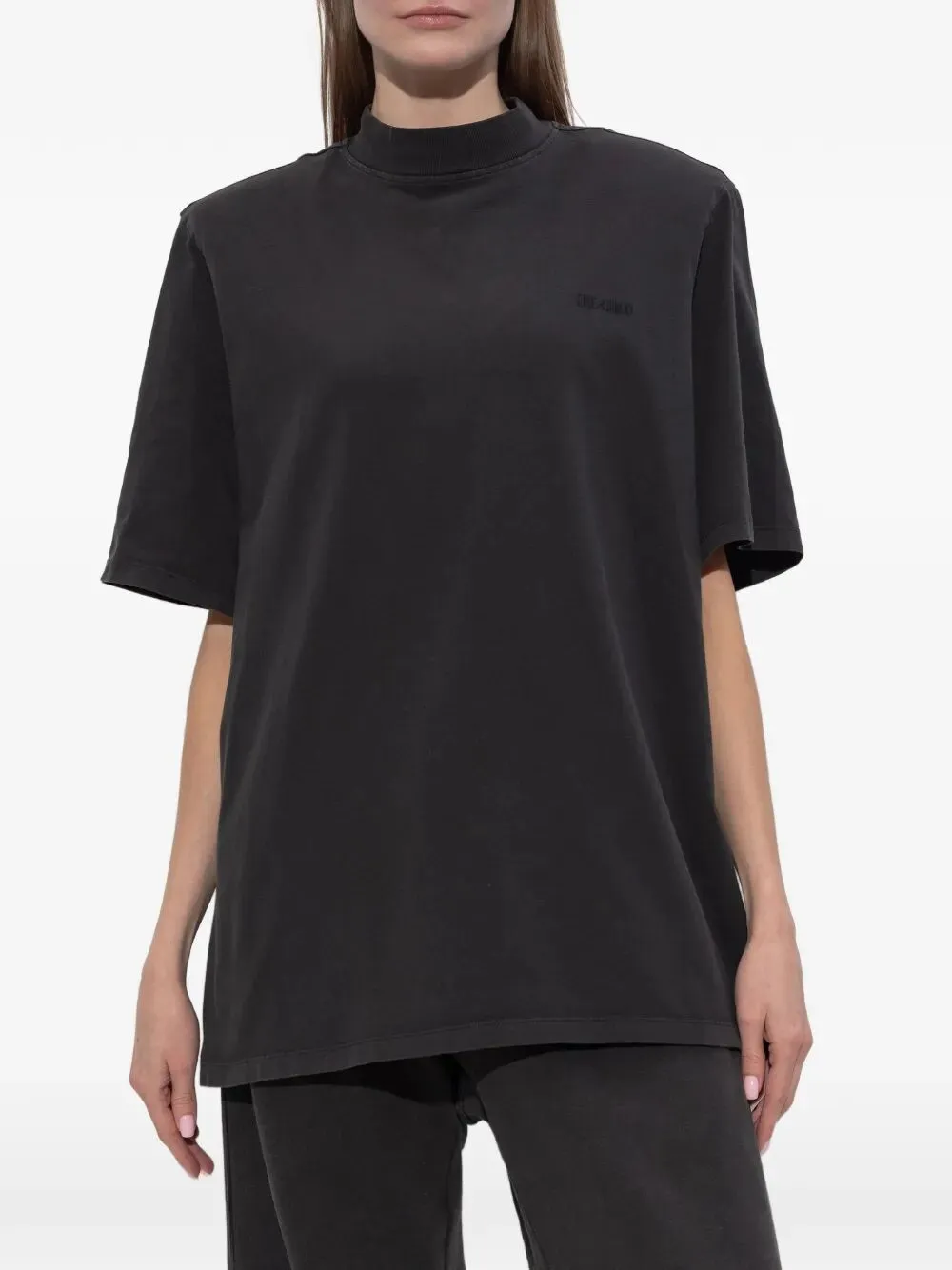 LOGO EMBROIDERED OVERSIZED T-SHIRT sold by Lord & Taylor product image thumbnail 5