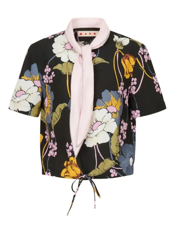 FLORAL PRINT TOP sold by Lord & Taylor