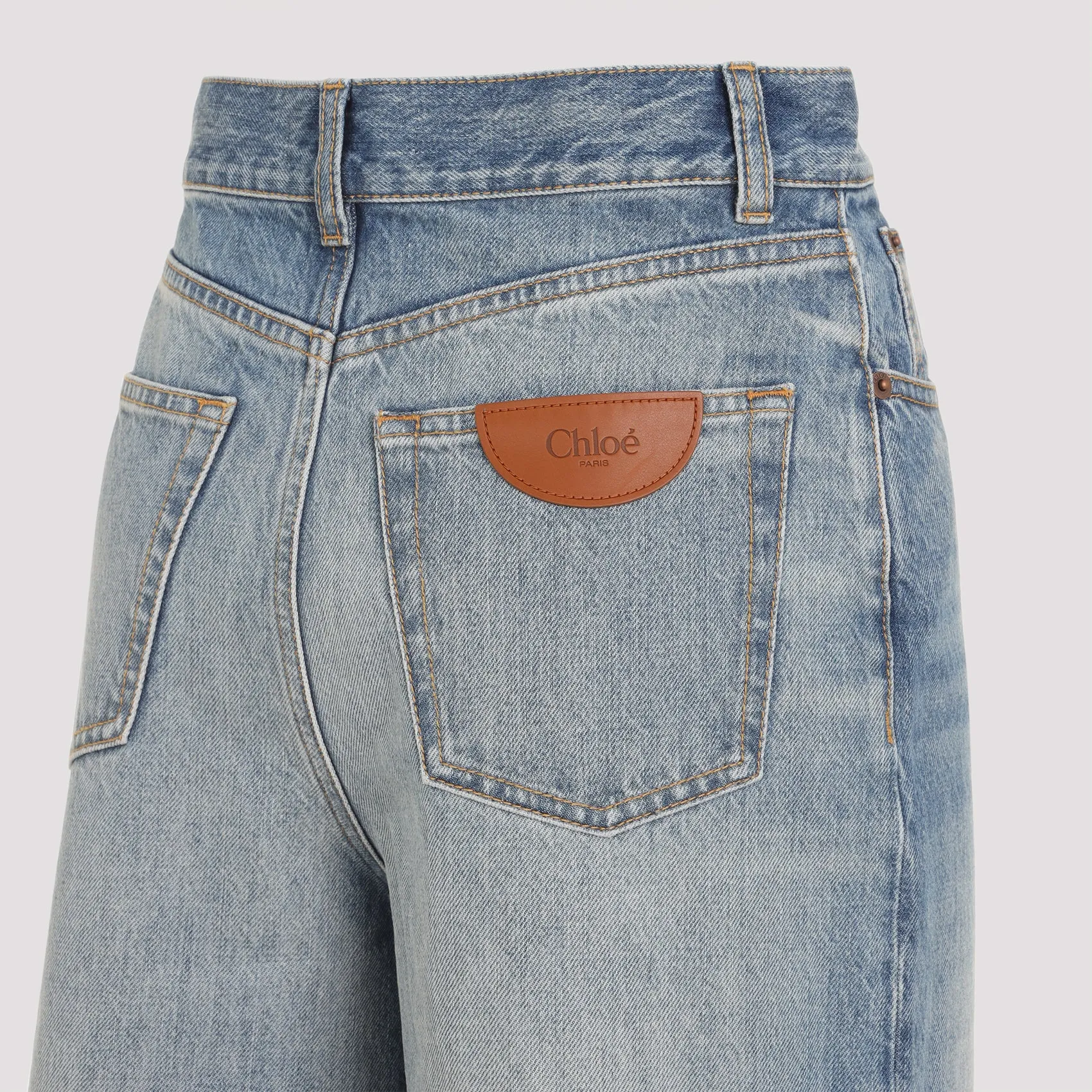 HIGH WAISTED WIDE LEG DENIM sold by Lord & Taylor product image thumbnail 5