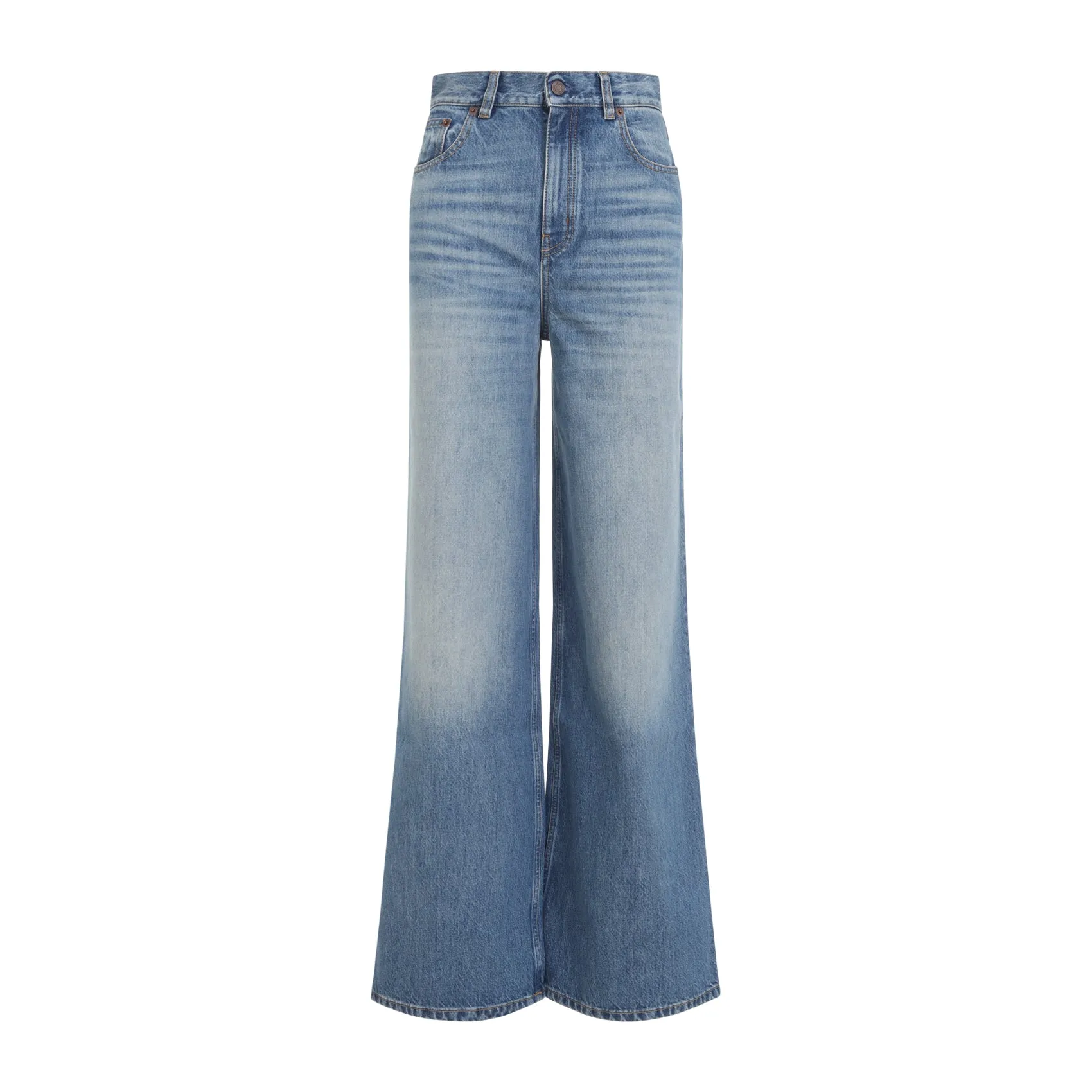 HIGH WAISTED WIDE LEG DENIM sold by Lord & Taylor product image thumbnail 2