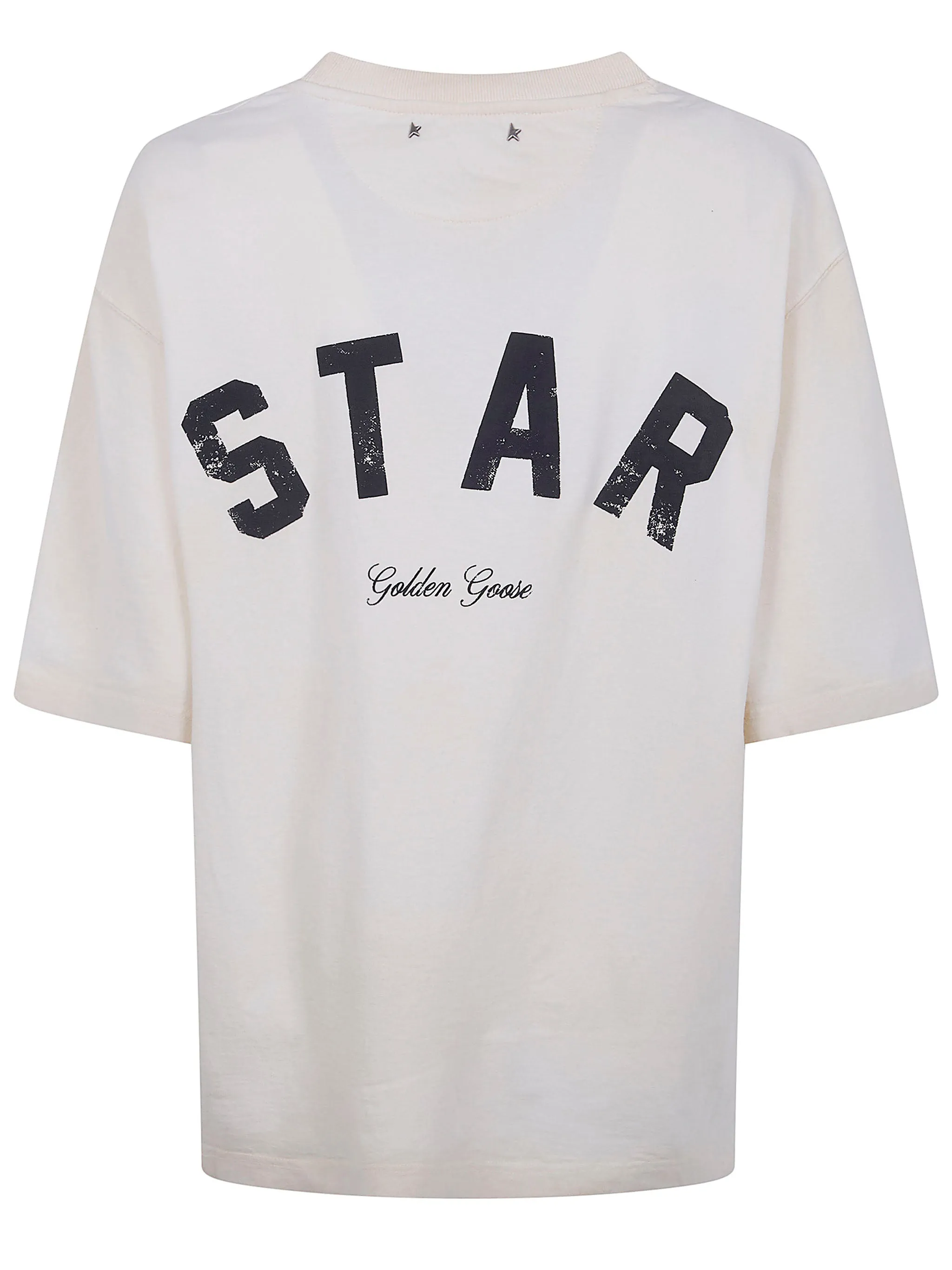 "STAR" UNISEX RELAXED FIT T-SHIRT COTTON JERSEY VINTAGE TREATMENT STAR PRINT STAR LA sold by Lord & Taylor product image thumbnail 2
