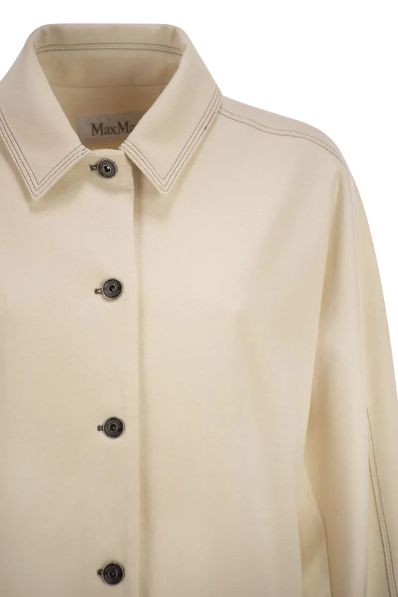 MXPNETTARE - DENIM-EFFECT JERSEY JACKET sold by Lord & Taylor product image thumbnail 4