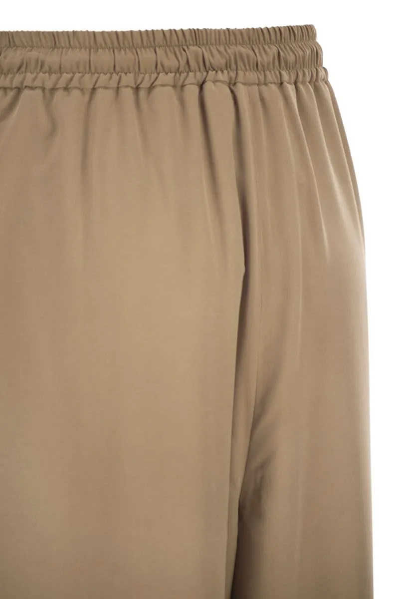 MXMGENERO - WIDE-LEG TROUSERS IN WASHED SILK sold by Lord & Taylor product image thumbnail 4