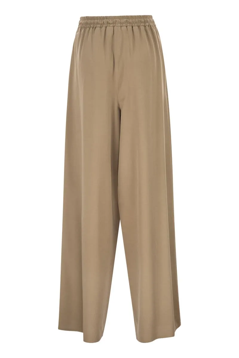 MXMGENERO - WIDE-LEG TROUSERS IN WASHED SILK sold by Lord & Taylor product image thumbnail 2
