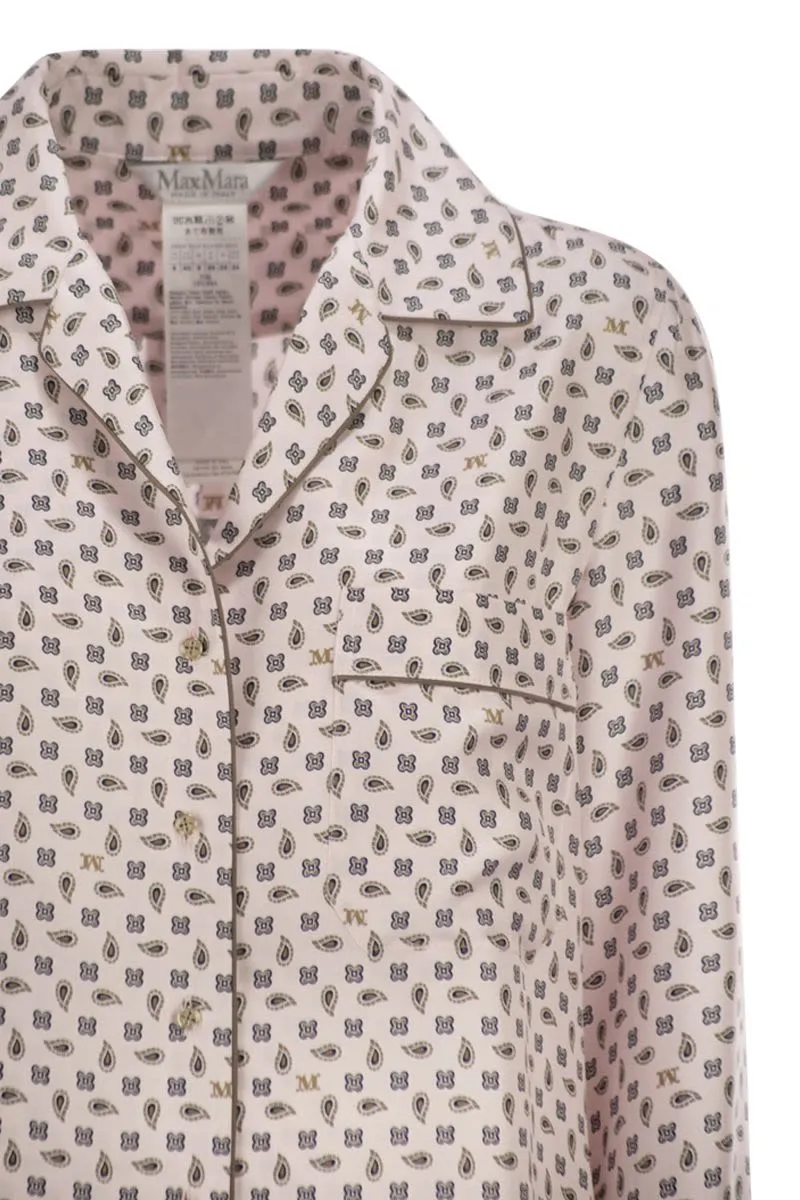 MXMDISCO - SEMI-FITTED PRINTED SILK SHIRT sold by Lord & Taylor product image thumbnail 4