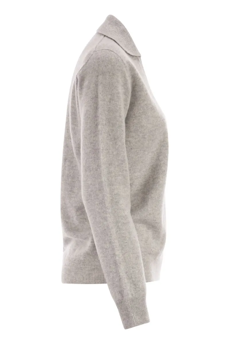 PATTY - V-NECK JUMPER WITH POLO COLLAR sold by Lord & Taylor product image thumbnail 3