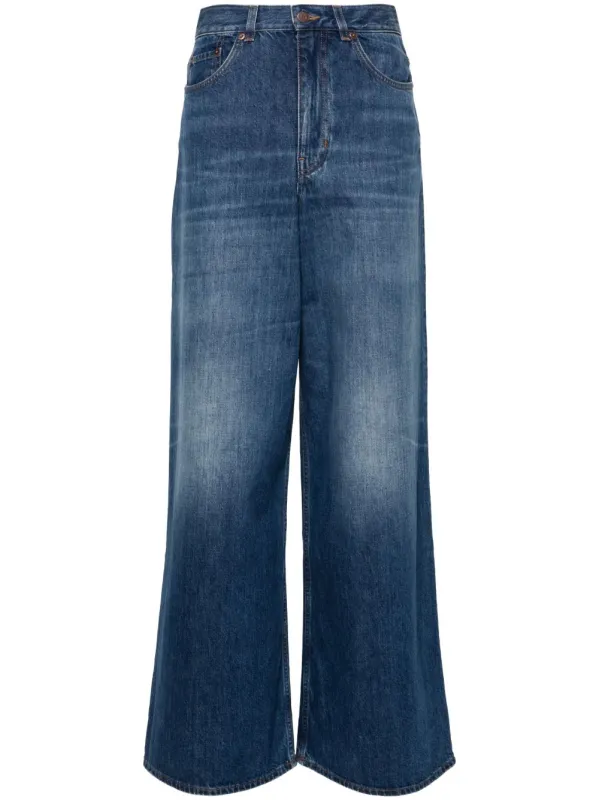 WIDE-LEG DENIM JEANS made by Chloe