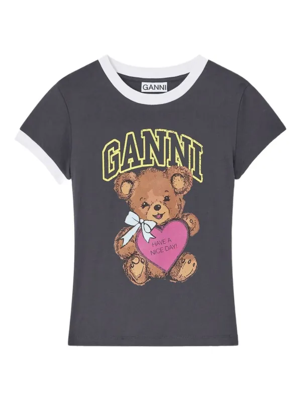 CROPPED TEDDY T-SHIRT made by Ganni