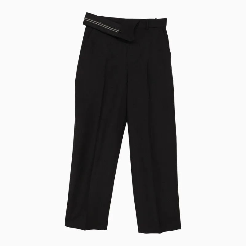 WOOL CARROT-FIT TROUSERS sold by Lord & Taylor