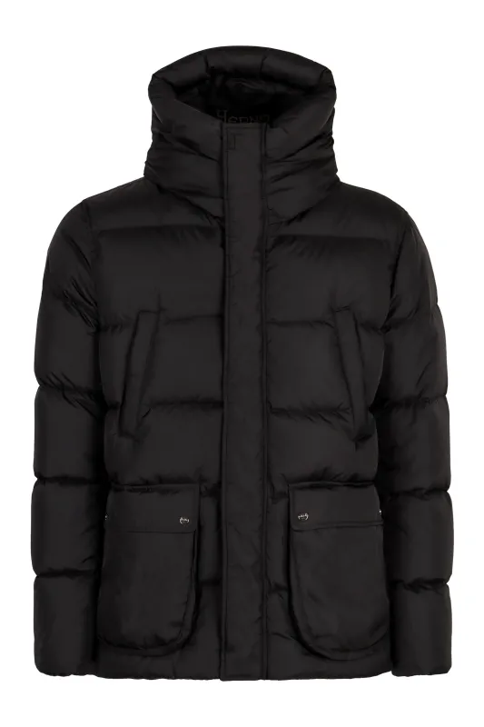 HOODED NYLON DOWN JACKET sold by Lord & Taylor