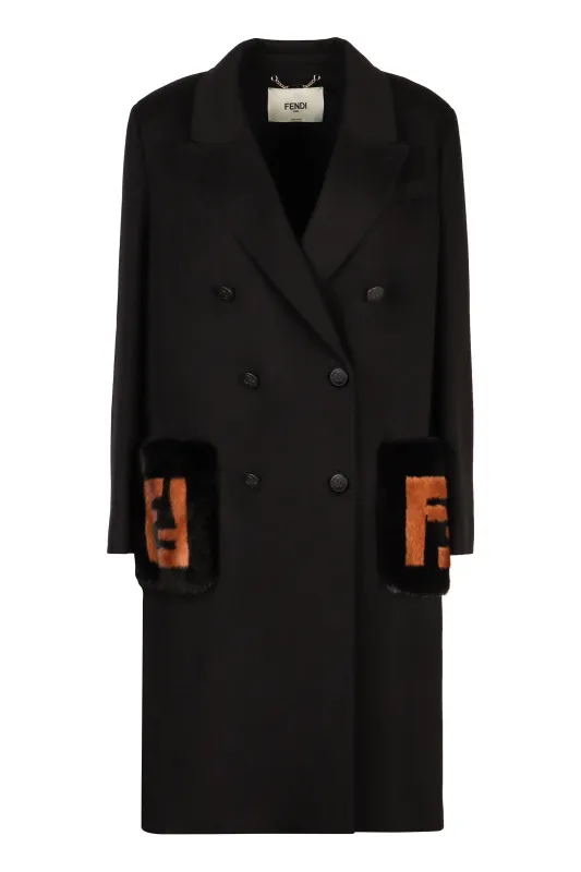 DOUBLE-BREASTED WOOL COAT sold by Lord & Taylor