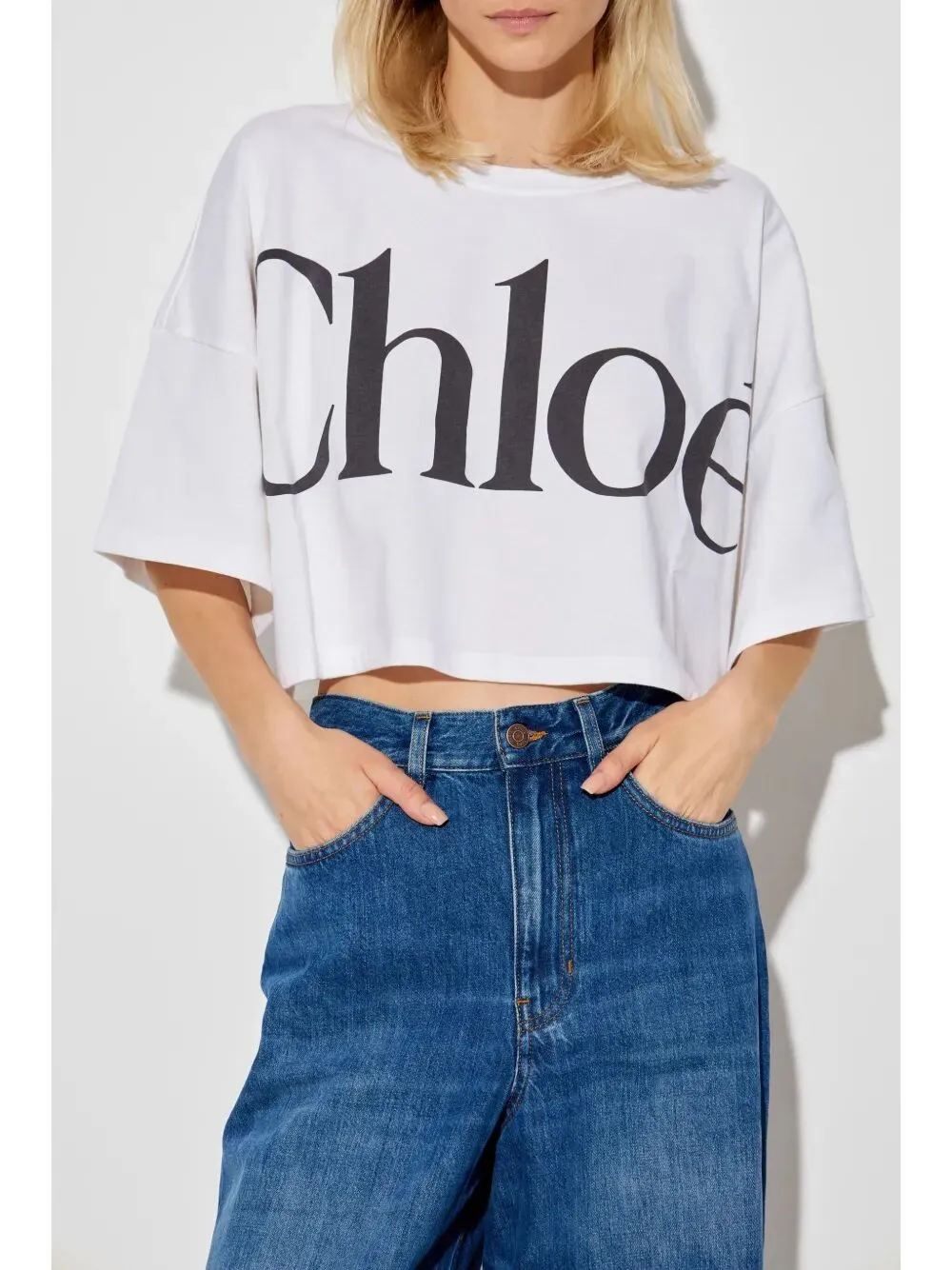 CLASSIC "" PRINTED OVERSIZED CROPPED T-SHIRT sold by Lord & Taylor product image thumbnail 2