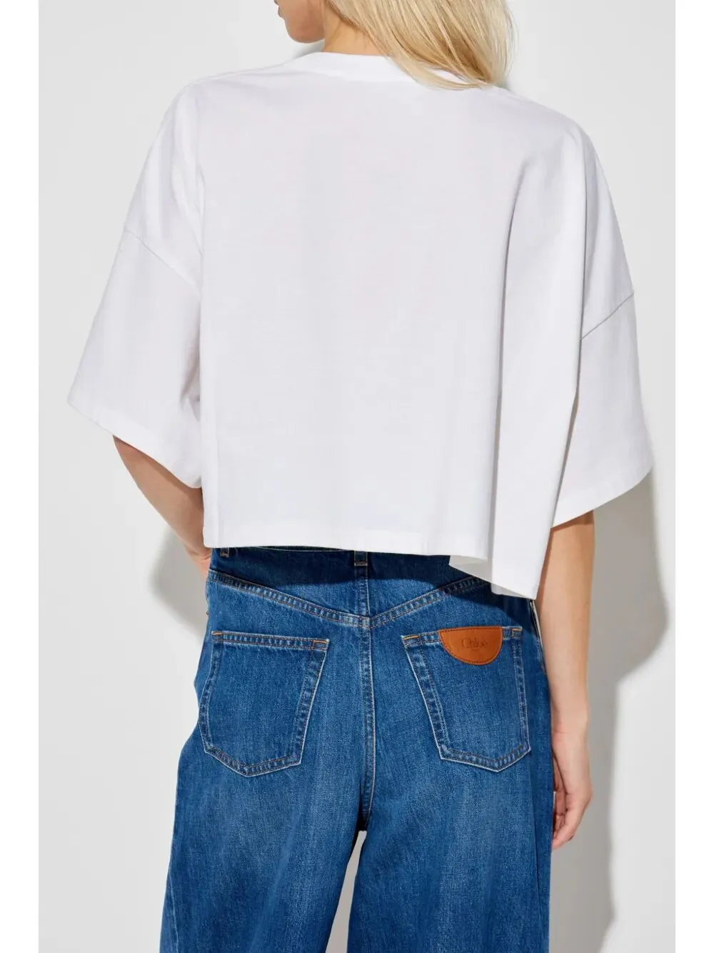 CLASSIC "" PRINTED OVERSIZED CROPPED T-SHIRT sold by Lord & Taylor product image thumbnail 4
