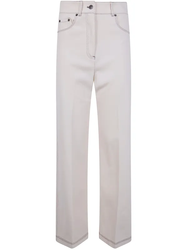 "MXPRIBES" DENIM JERSEY TROUSERS made by MaxMara