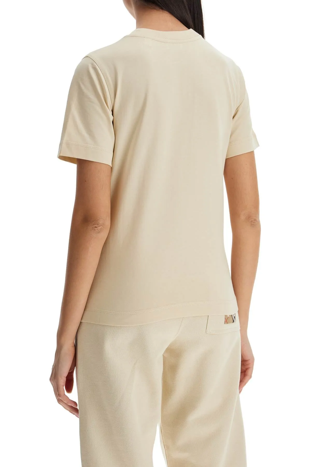 CREAM COTTON T-SHIRT sold by Lord & Taylor product image thumbnail 3